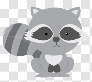 Baby Raccoon Squirrel Clip Art - Cuteness - Woodland Transparent PNG