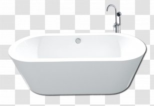 Bathtub Bathroom Tina Sink Ceramic - Hardware Transparent PNG