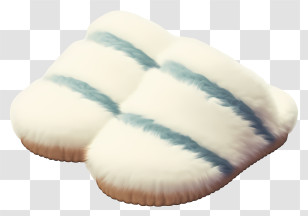Flat Soft Fluffy Slippers - Warm And Fuzzy Slippers Transparent PNG