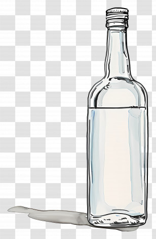 Bottle - Glass Bottle Illustration Transparent PNG