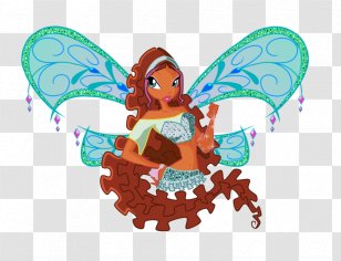 Winx Club: Believix In You Bloom Aisha (You're Magical) - Butterfly -  Design Element Transparent PNG