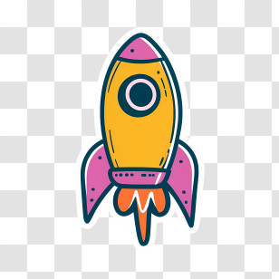 Cartoon Rocket - Cartoon Rocket Illustration For Space Adventures Transparent PNG