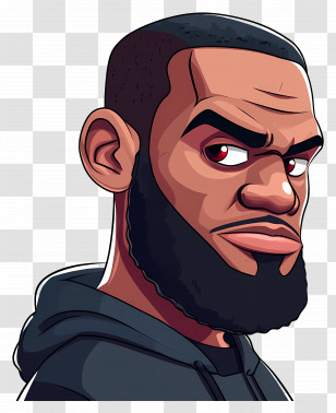 Lebron James - Cartoon Character Drawing Transparent PNG