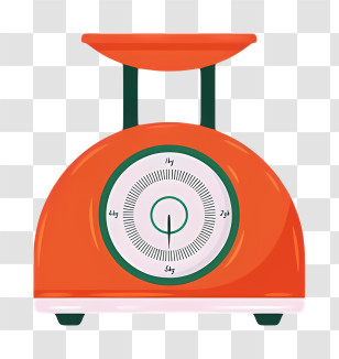 Coffee - Orange Kitchen Scale For Accurate Measurement Transparent PNG