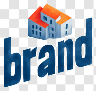Brand - House Brand Text Logo Transparent PNG