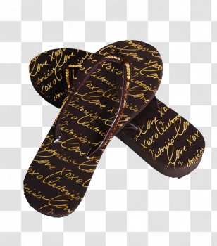 Flip-flops Slipper Letter - Fashion - Pattern Sandals Transparent PNG
