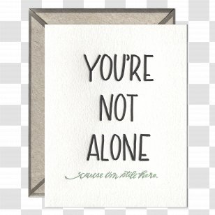Paper Wedding Invitation Letterpress Printing Greeting & Note Cards Birthday - You're Transparent PNG