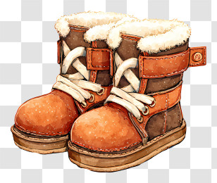 Baby Ugg Boots - Warm Winter Boots With Fur Lining Transparent PNG