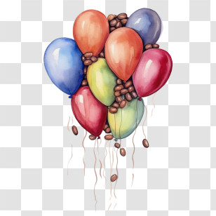 Balloons
 - Cluster Of Colorful Party Balloons Transparent PNG