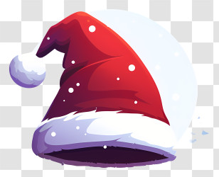 Santa Claus Hat - Santa Claus Festive Hat Illustration Transparent PNG