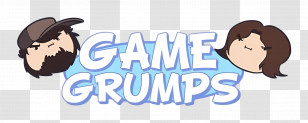 Game Grumps Logo - Game Grumps Logo With Cartoon Faces Transparent PNG