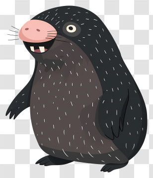 Mole Day - Smiling Cartoon Mole Transparent PNG