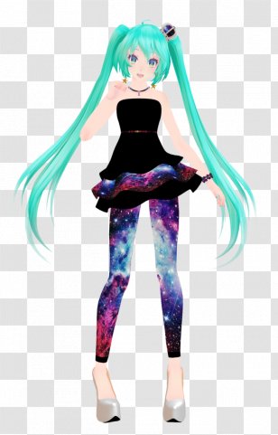 MikuMikuDance Hatsune Miku 7th Dragon 2020 - Silhouette Transparent PNG