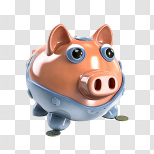 Piggy Bank
 - Cute Piggy Bank For Savings Transparent PNG