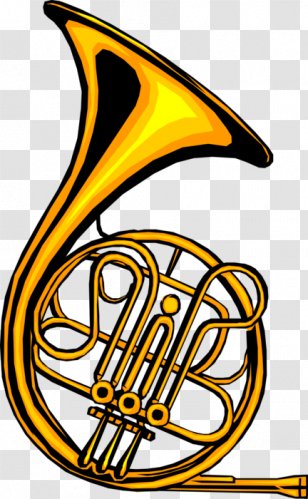 French Horns Mellophone Tenor Horn Hornist Clip Art - Text Transparent PNG