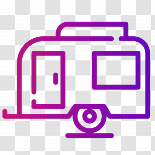 Camping Car - Camping Trailer Transparent PNG
