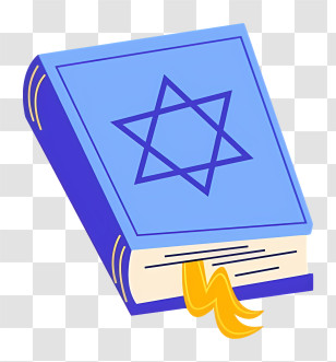Star Of David - Jewish Book With Star Symbol Transparent PNG