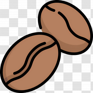 Coffee Seed - Coffee Beans Graphic Illustration Transparent PNG