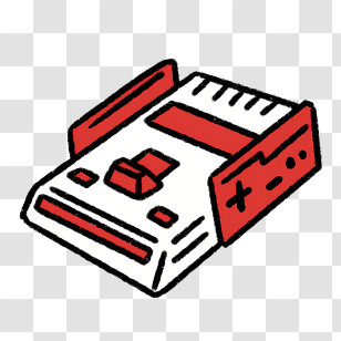 Icon - Retro Game Console Illustration Transparent PNG