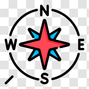 Compass Logo - Compass For Navigation Transparent PNG