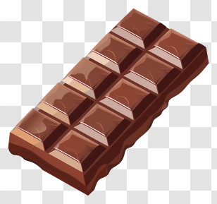 Chocolate Bar - Plain Chocolate Bar Illustration Transparent PNG
