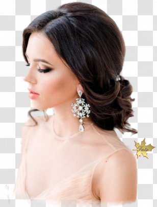 Updo Hairstyle Bun Fashion Chignon - Beauty - Hair Style Transparent PNG