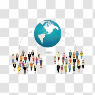 Euclidean Vector People Clip Art - Poster - Earth And Transparent PNG