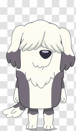 Bluey - Cartoon Dog With Fluffy Fur Transparent PNG