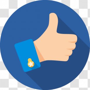 Thumb Signal Clip Art Like Button - Hand - Erect Border Transparent PNG