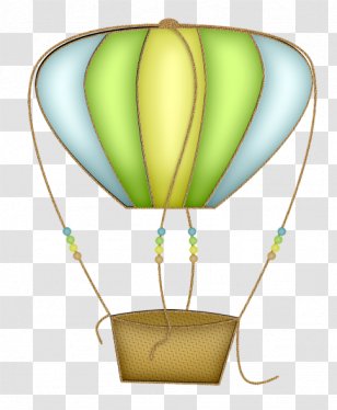 Hot Air Balloon Image Rope - Butterfly Transparent PNG