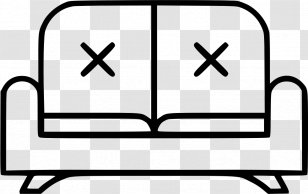 Furniture Couch House Living Room Home - Text Transparent PNG