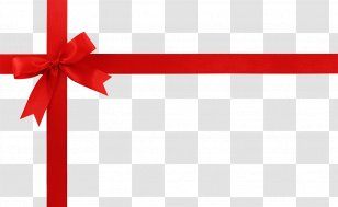 Gift Card Wedding Voucher Greeting & Note Cards - Red - Ribbon Decoration Transparent PNG