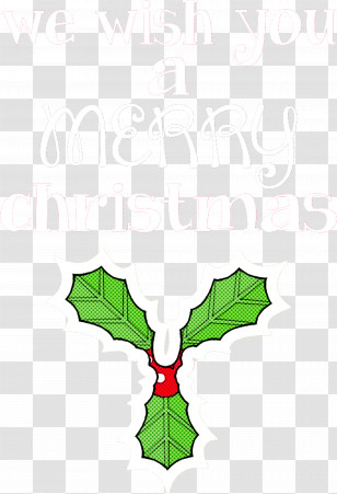 Merry Christmas Wish Transparent PNG