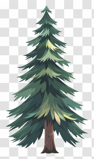 Pine Tree - Pine Tree Illustration With Evergreen Appeal Transparent PNG