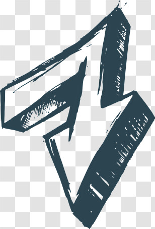 Arrow - Lightning Bolt Symbol Transparent PNG