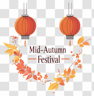 Mid Autumn Festival - Mid-Autumn Festival Lantern Design Transparent PNG