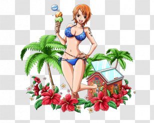Nami Monkey D. Luffy Nico Robin Drawing - Cartoon - One Piece Transparent PNG