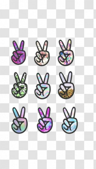 Emoji Peace Symbols V Sign - Peacekeeping - PEACE EMOJI Transparent PNG