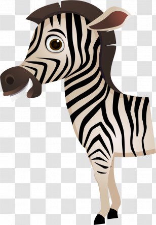Zebra - Gratis - Cartoon Transparent PNG