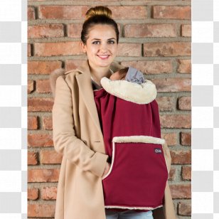 Winter Snow Burgundy Babywearing Blue - Coat Transparent PNG