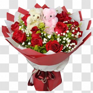 Ninghai County Qingyuan County, Zhejiang Jinan Beach Rose Fangchenggang - Flower Arranging - Bear Star Bouquet Transparent PNG