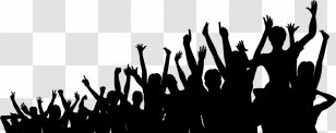 Audience Silhouette Dance Crowd - Watercolor - CROWED Transparent PNG
