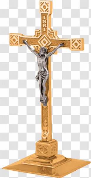 Altar Crucifix Cross Church - Artifact Transparent PNG