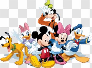 Mickey Mouse Minnie Daisy Duck The Walt Disney Company - Animated Cartoon Transparent PNG