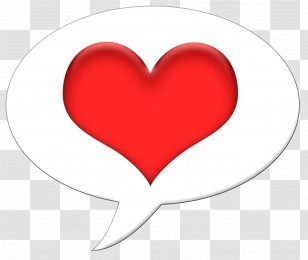 Heart Bubble Speech Balloon Clip Art - Frame - Karen Cliparts Transparent PNG