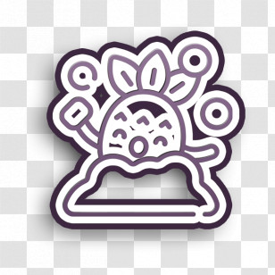 Pineapple Character Icon Shower Icon Transparent PNG