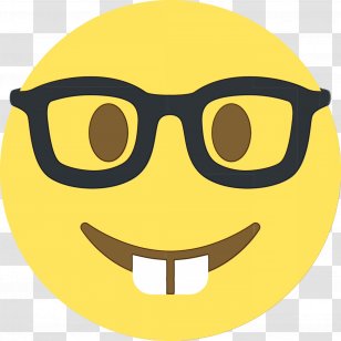 Happy Face Emoji - Eyewear - Comedy Laugh Transparent PNG