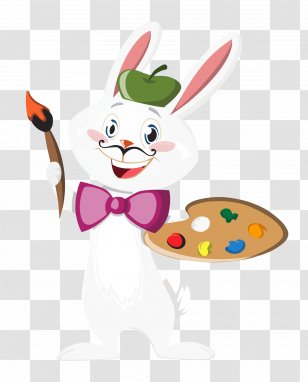 Rabbit Easter Bunny - Pattern - Vector Transparent PNG