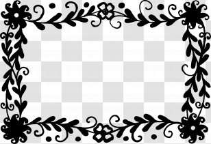 Picture Frames Flower Clip Art - Floral Design - Frame Transparent PNG