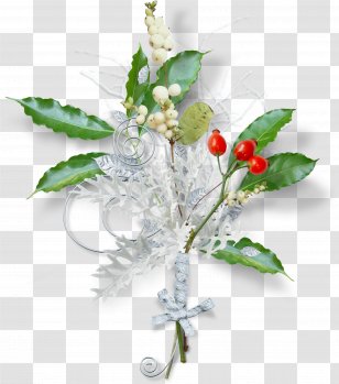 Christmas New Year Clip Art - Leaf - Winter Transparent PNG